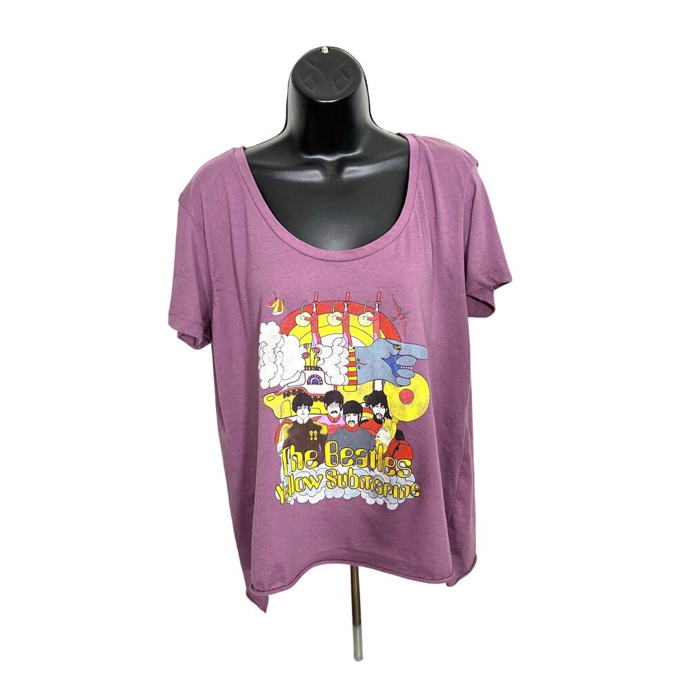 The Beatles Yellow Submarine Purple T-Shirt 2XL